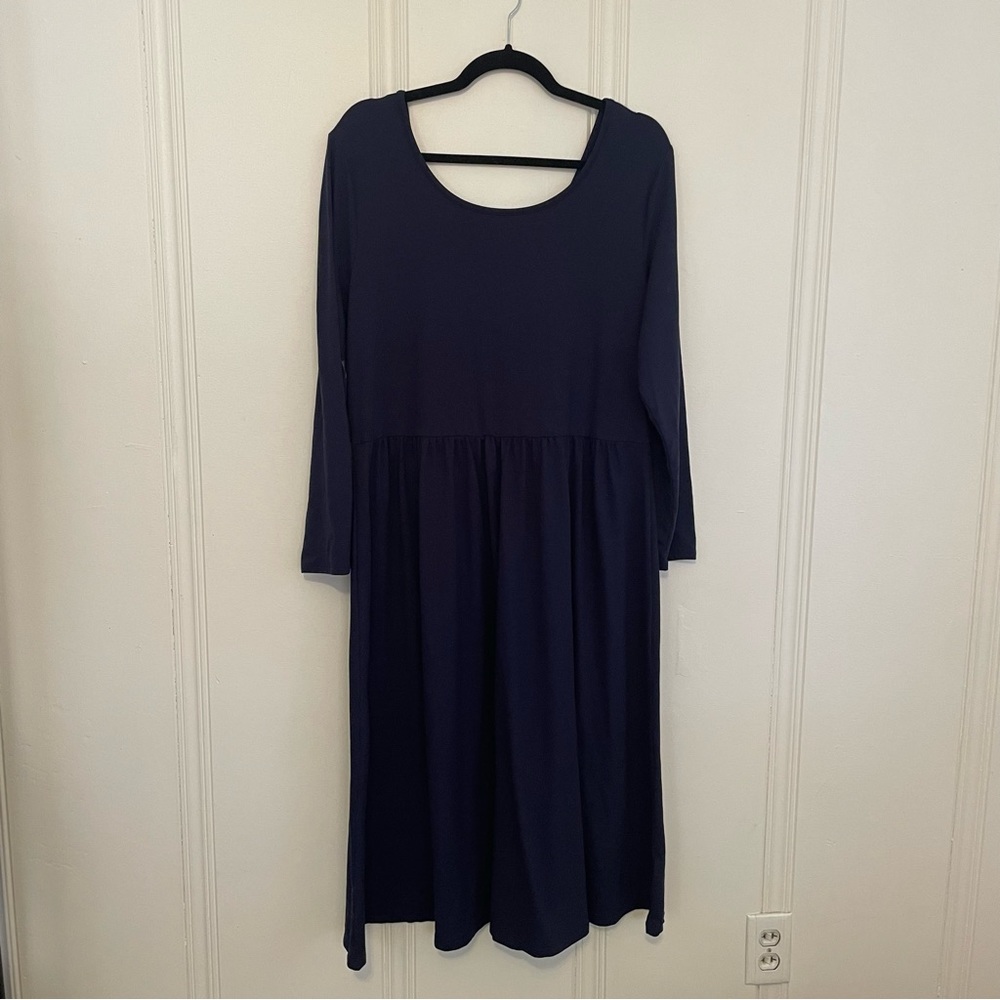 Navy MIDI Dress